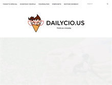 Tablet Screenshot of dailycio.us